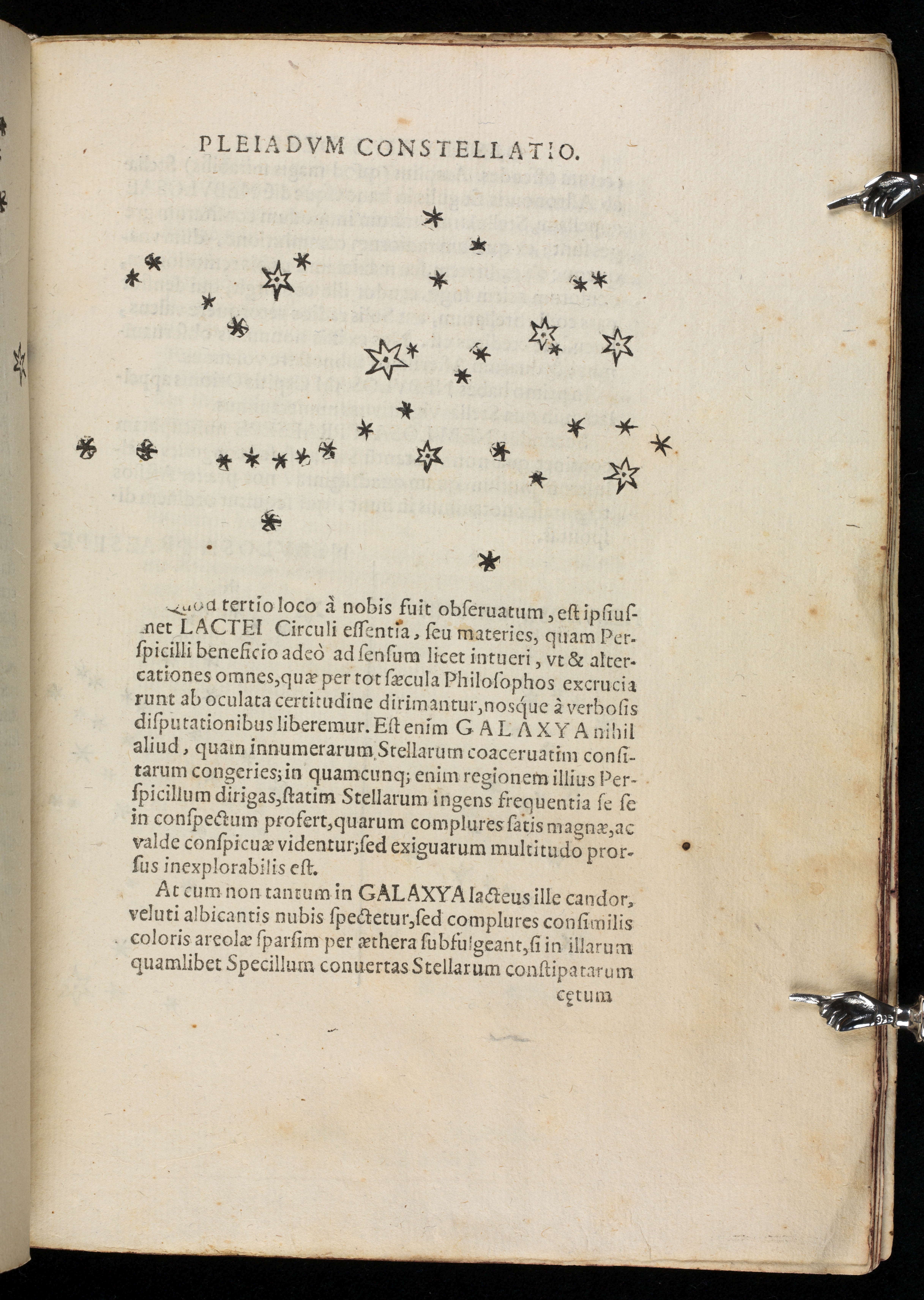 Galileo-1610-page-Pleiades